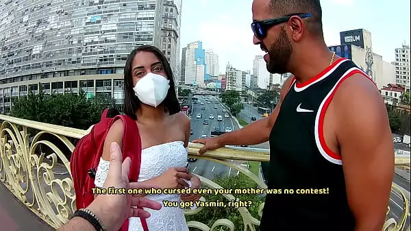 Yasmin Warren Se Perdió En El Centro De São Paulo. ¡La Invitamos A Follar Y Aceptó! Con Tony Tigrão | Subtítulos En Inglés