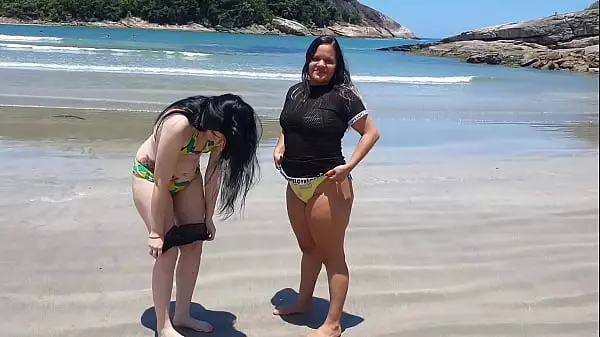 Con Mi Novia Paty Butt De Vacaciones En La Playa.