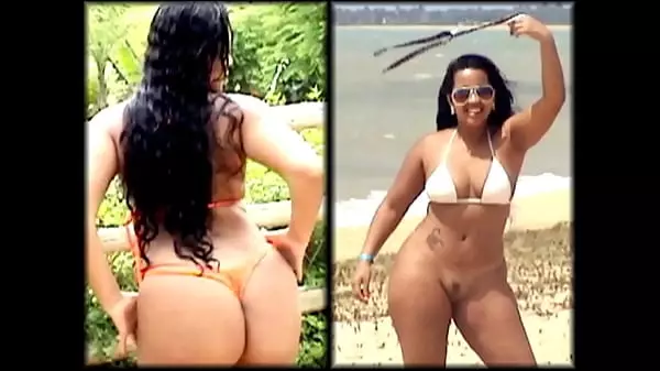 Desmontar El Bikini En El Parque Acuático Y En La Playa De Porto Seguro. Me Encanta Mostrar Mi Chocho !!!